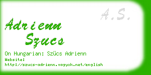 adrienn szucs business card